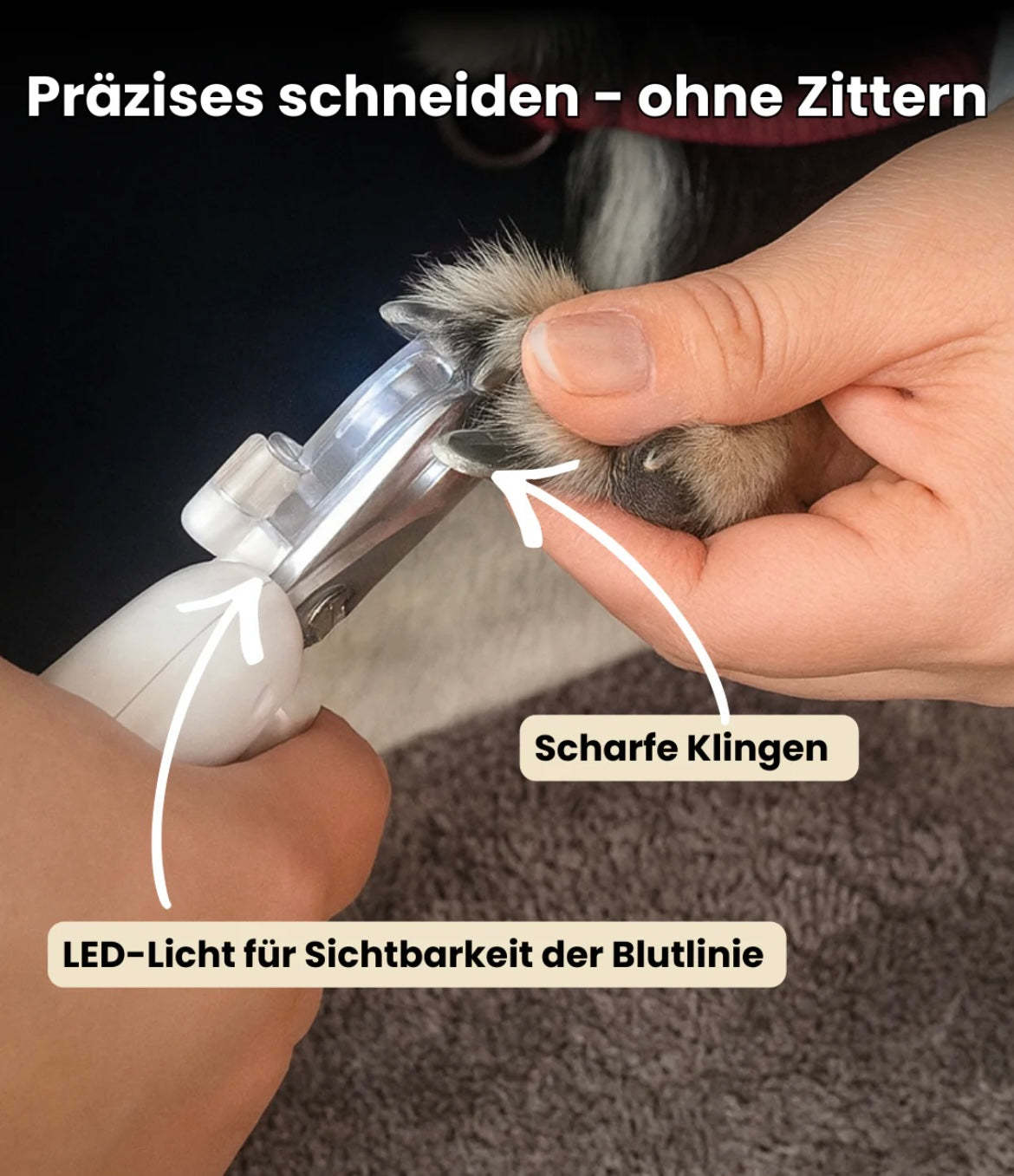 LUNEA™ LED Krallenknipser für Hunde & Katzen