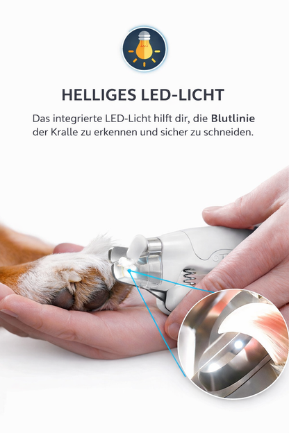 LUNEA™ 2-in-1 LED Krallenknipser – sicher & stressfrei schneiden